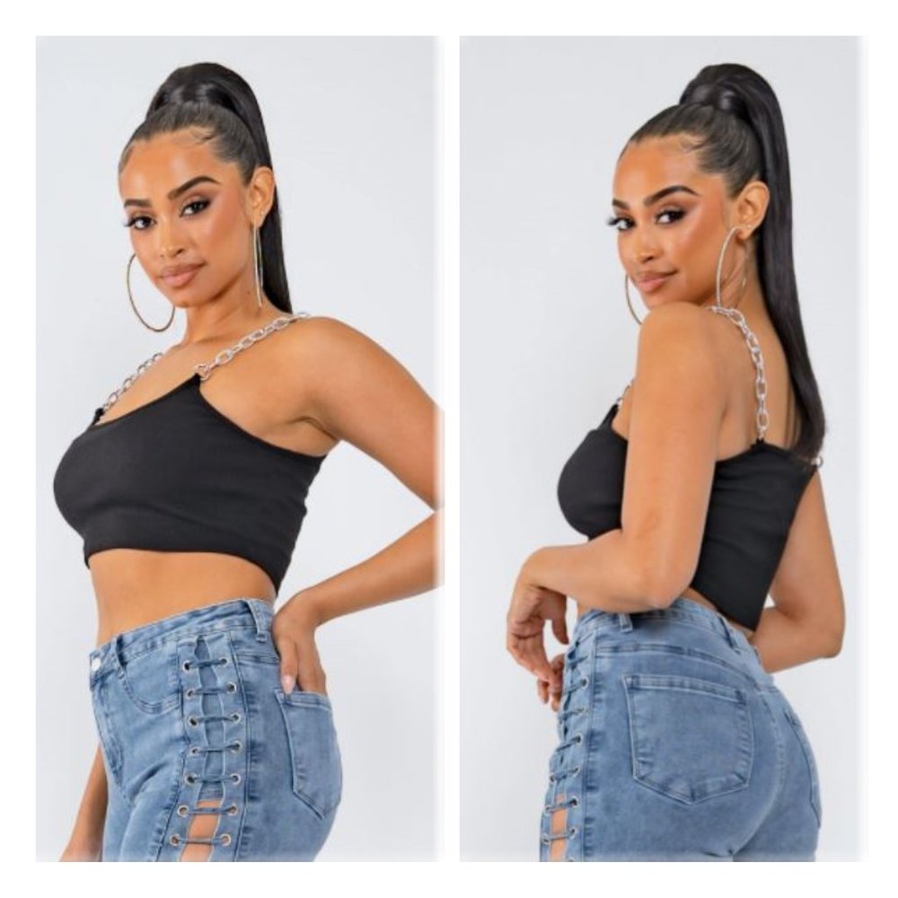 Chain Crop Top - Picture 4 of 8